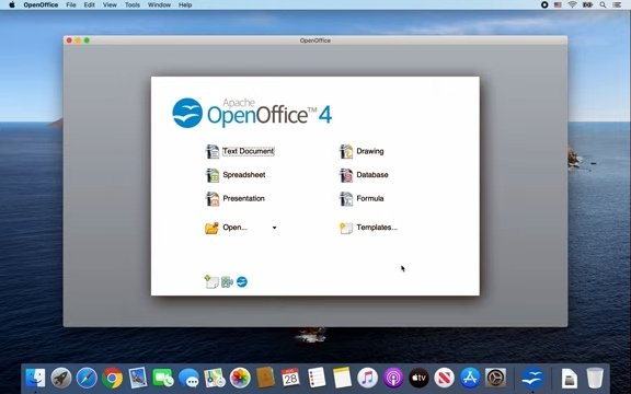 Apache OpenOffice on Mac Word Equivalent